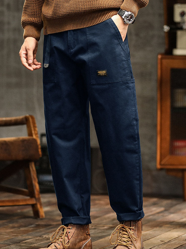 Vittorio | Men's Relaxed Utility Pocket Trousers