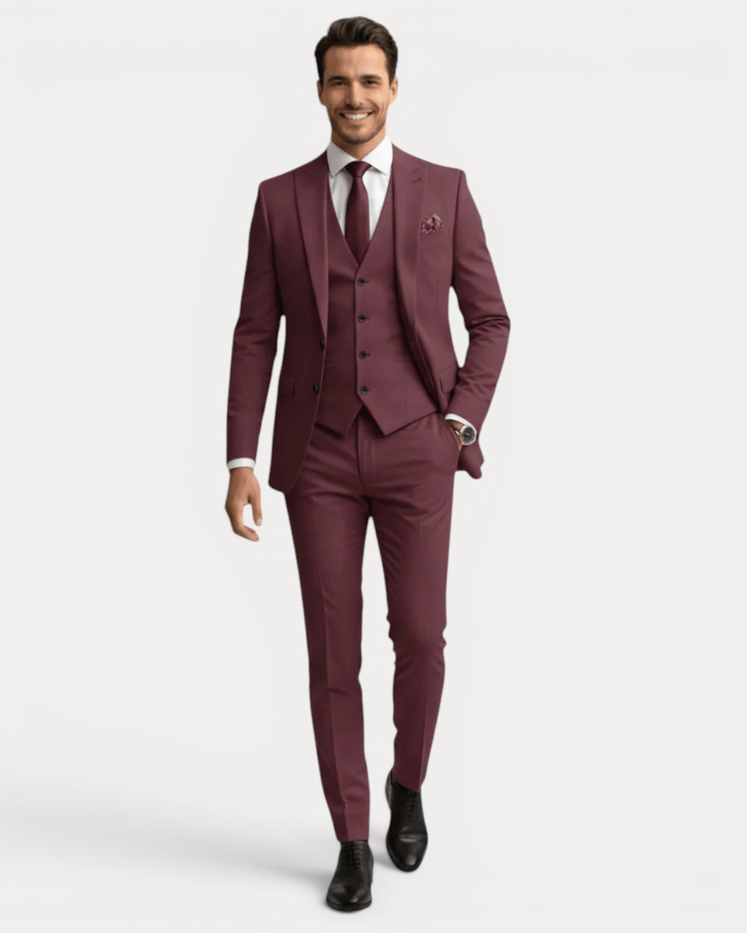 Men's Tailored Three-Piece Formal Suit product image