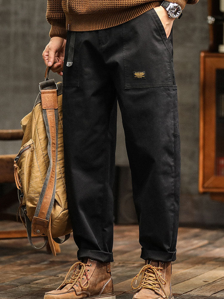 Vittorio | Men's Relaxed Utility Pocket Trousers