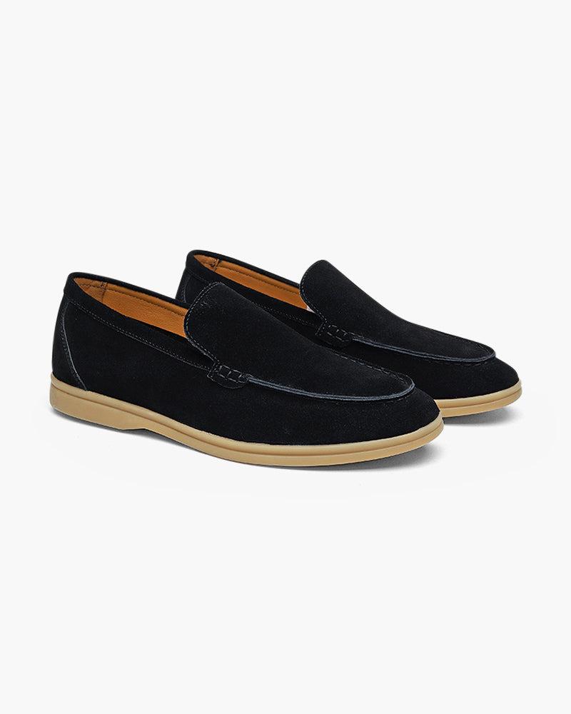 Men's Suede-Look Slip-On Loafers source product photo