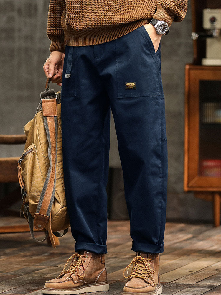 Vittorio | Men's Relaxed Utility Pocket Trousers