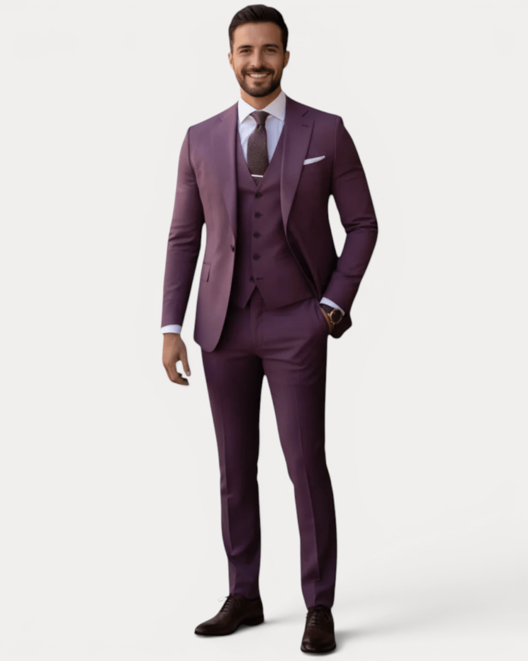 Men's Tailored Three-Piece Formal Suit product image