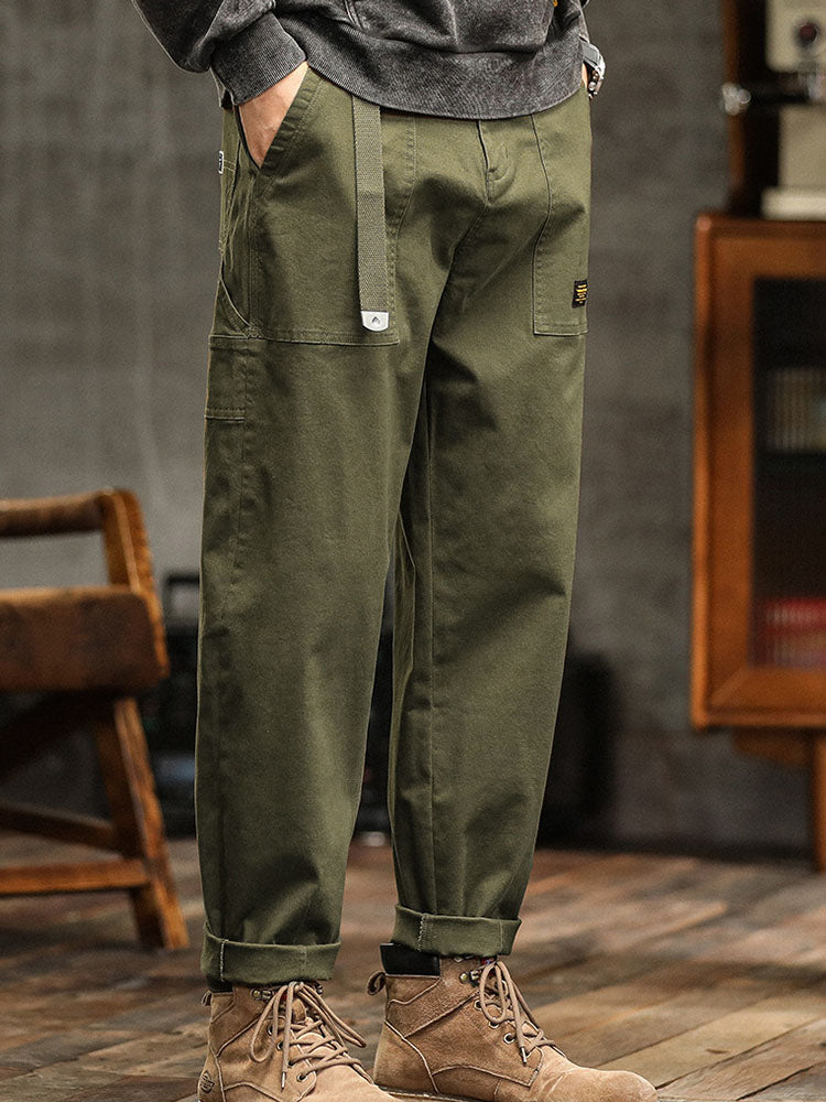 Vittorio | Men's Relaxed Utility Pocket Trousers