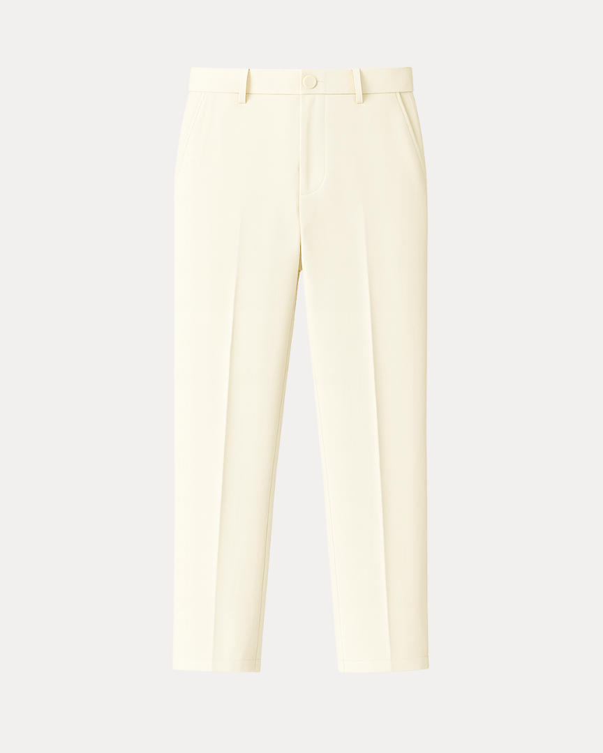 Lorenzo | Men's Slim-Tapered Lightweight Smart-Casual Trousers, original retailer photo 1