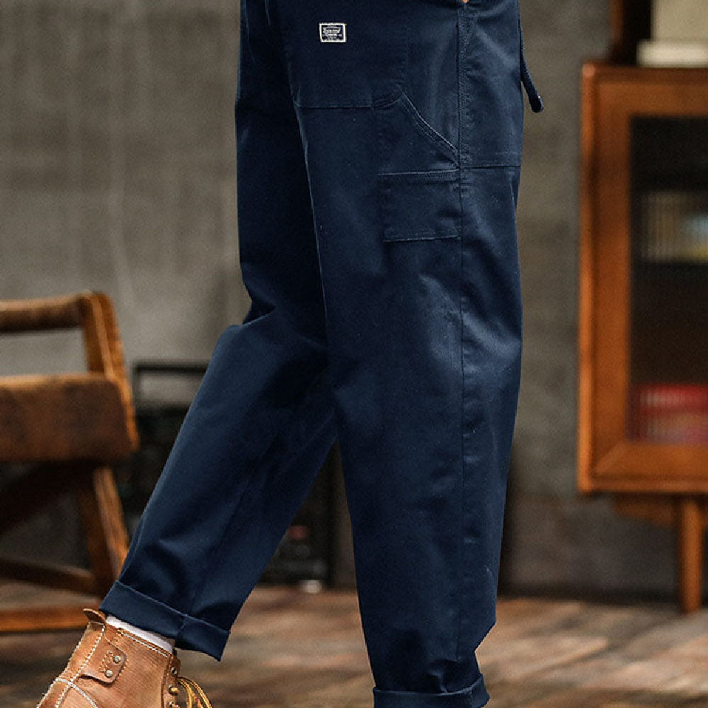 Vittorio | Men's Relaxed Utility Pocket Trousers