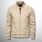 Armando | Men's Zip-Front Casual Jacket – Beige