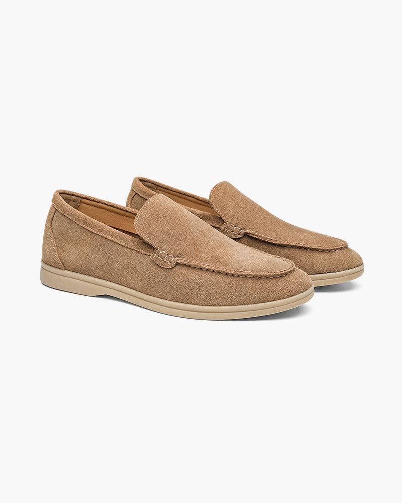 Men's Suede-Look Slip-On Loafers source product photo