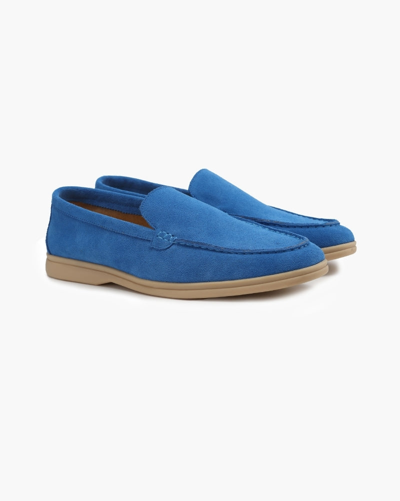 Men's Suede-Look Slip-On Loafers source product photo