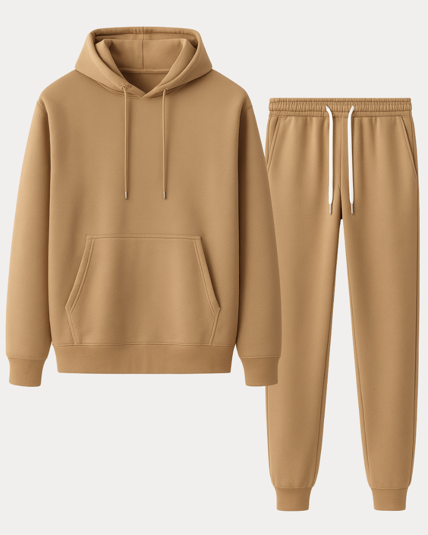 Men's Hooded Sweatshirt and Jogger Trousers Set — original product photo