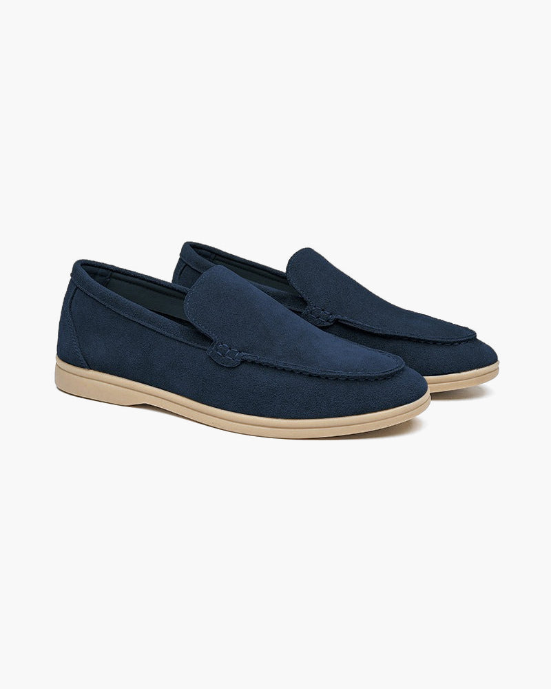 Men's Suede-Look Slip-On Loafers source product photo
