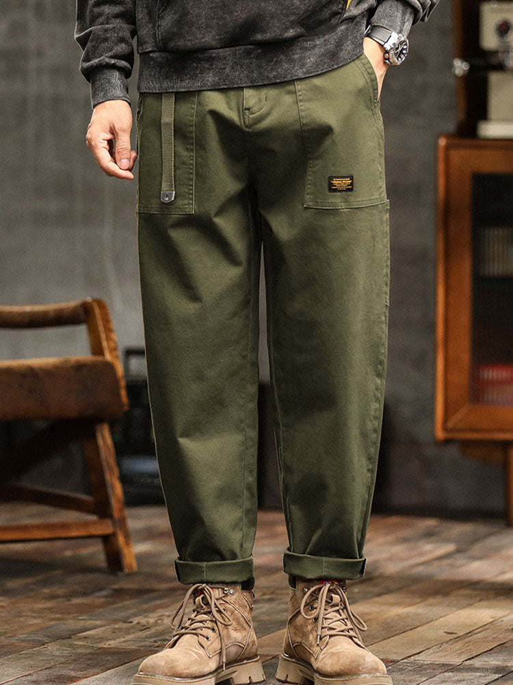 Vittorio | Men's Relaxed Utility Pocket Trousers