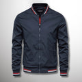Armando | Men's Zip-Front Casual Jacket – Navy