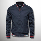 Armando | Men's Zip-Front Casual Jacket – Navy