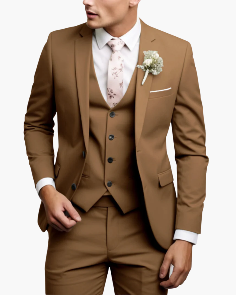 Alberto | Men's Slim-Fit Three-Piece Formal Suit original photo 3