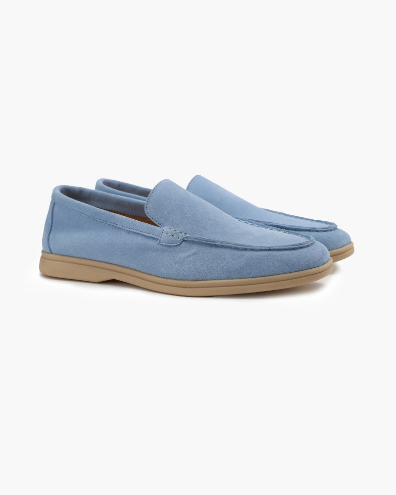 Men's Suede-Look Slip-On Loafers source product photo