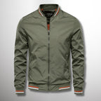 Armando | Men's Zip-Front Casual Jacket – Green