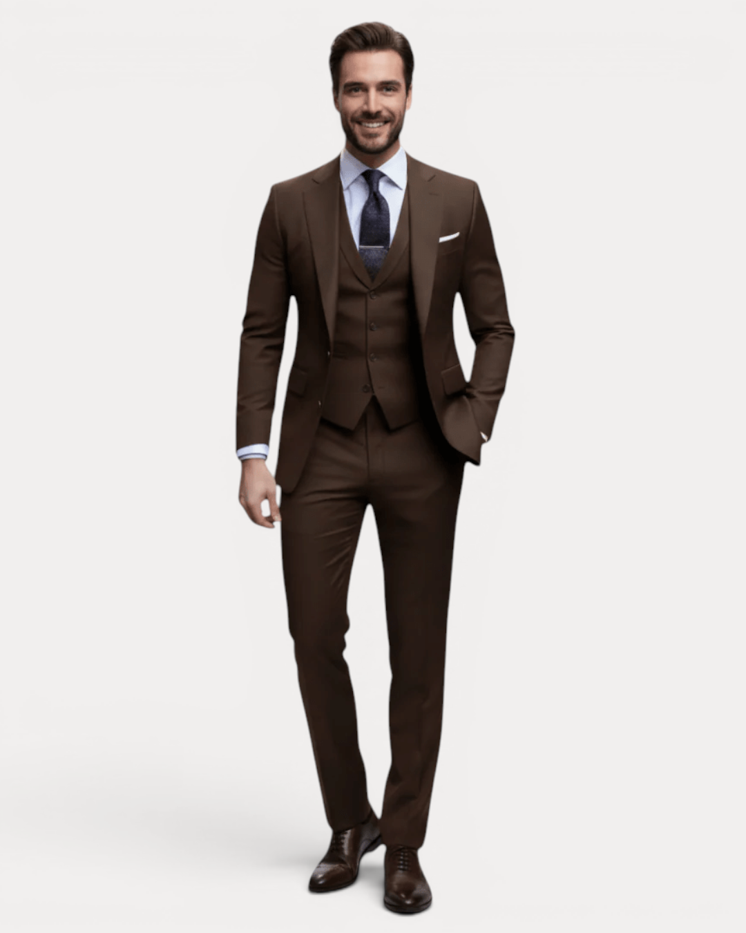 Men's Tailored Three-Piece Formal Suit product image