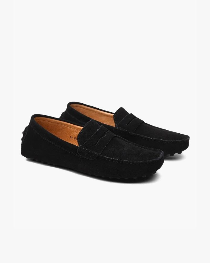 Sergio | Men's Classic Suede-Look Slip-On Loafers original photo 5