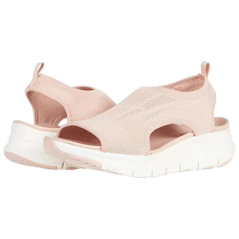 Tiziana | Women's Slip-On Summer Sandals with Contoured Footbed – Pink