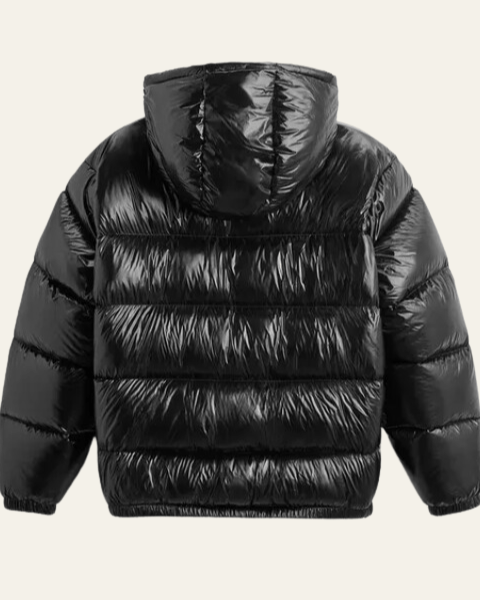 Men's Gloss-Finish Quilted Puffer Jacket — original product photo