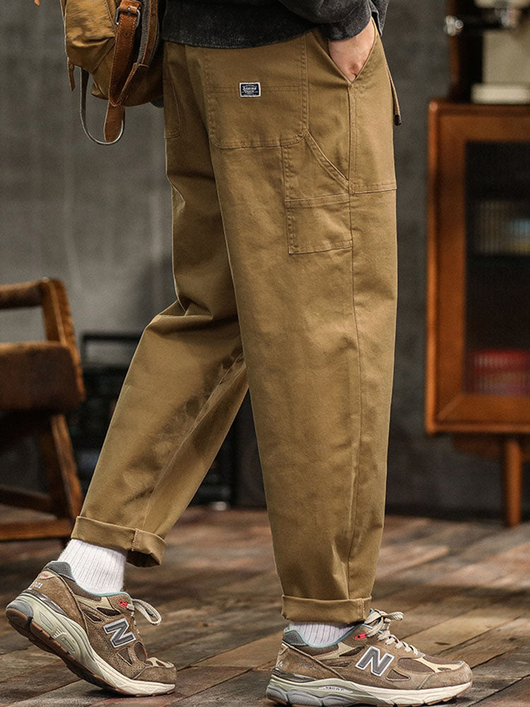 Vittorio | Men's Relaxed Utility Pocket Trousers