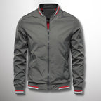 Armando | Men's Zip-Front Casual Jacket – Grey
