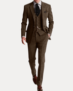 Riccardo textured men's three-piece suit original product photo