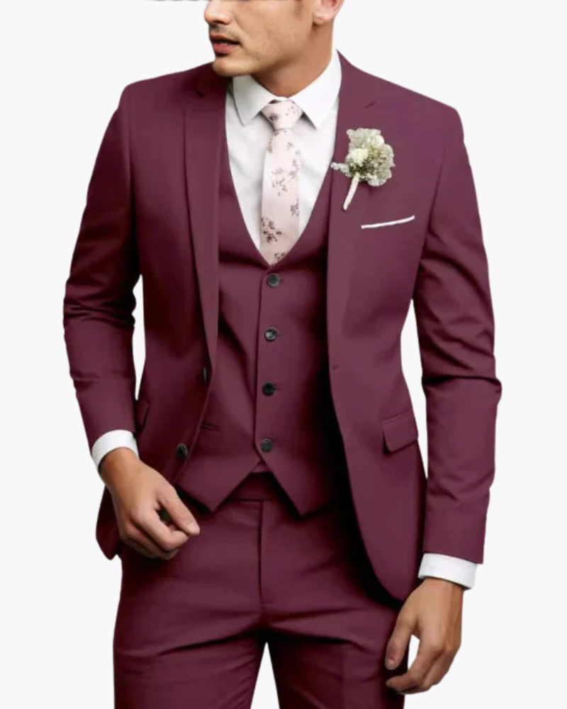 Alberto | Men's Slim-Fit Three-Piece Formal Suit original photo 4