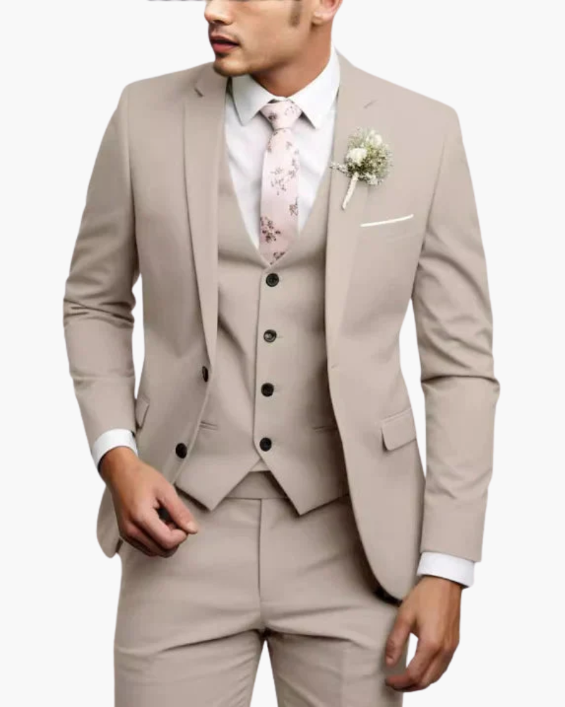 Alberto | Men's Slim-Fit Three-Piece Formal Suit original photo 5