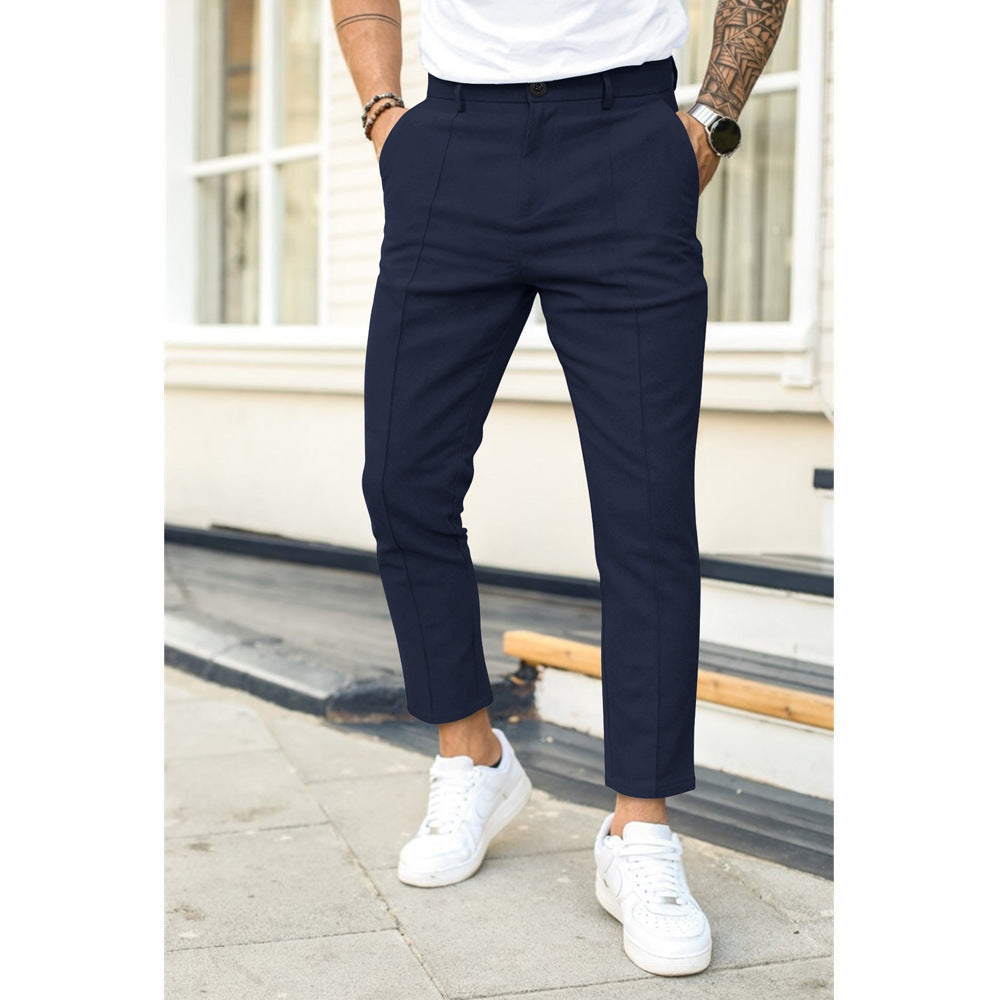 Enzo | Men's Modern-Fit Smart Tailored Trousers – original product photo 3