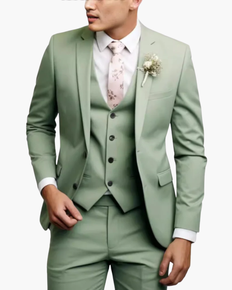 Alberto | Men's Slim-Fit Three-Piece Formal Suit original photo 7