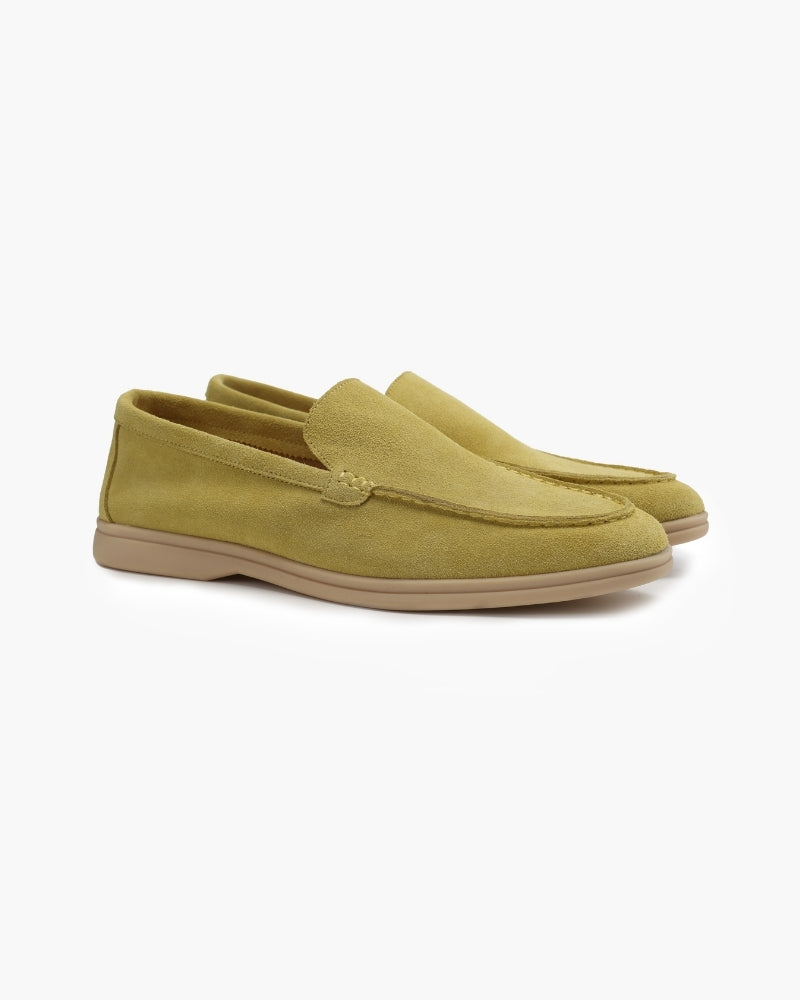 Men's Suede-Look Slip-On Loafers source product photo