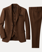 Riccardo textured men's three-piece suit original product photo