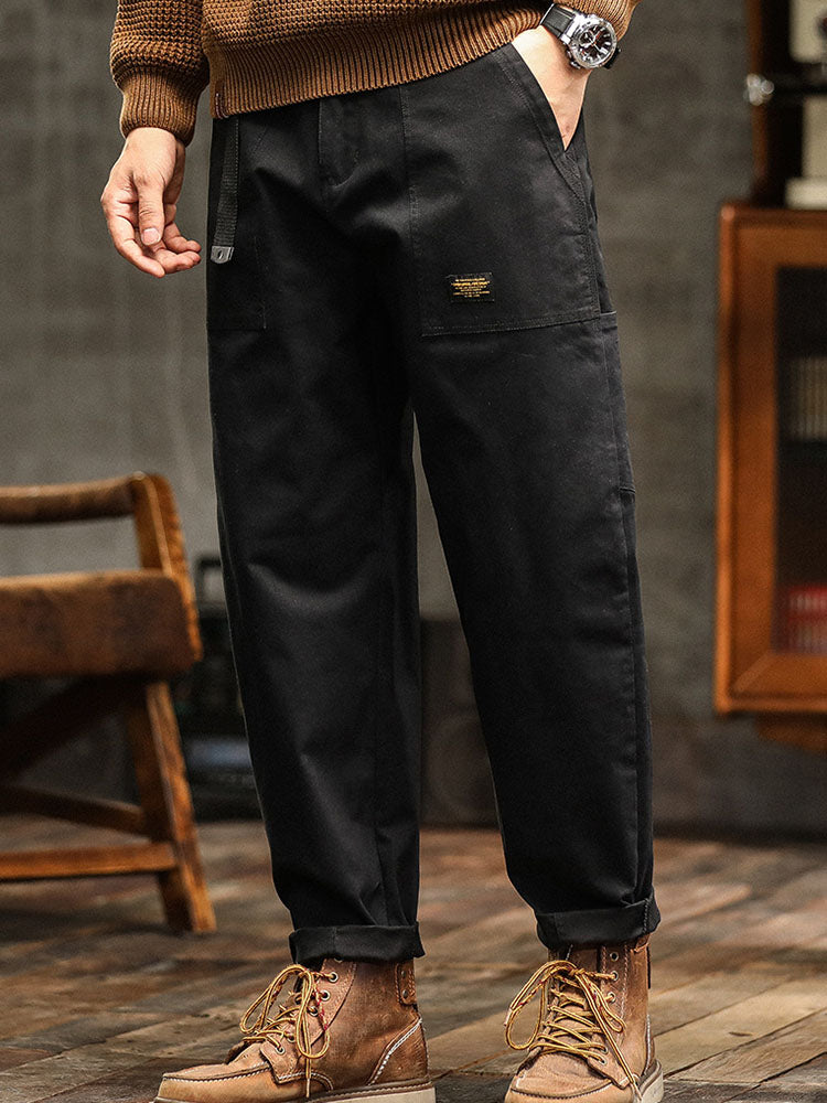Vittorio | Men's Relaxed Utility Pocket Trousers