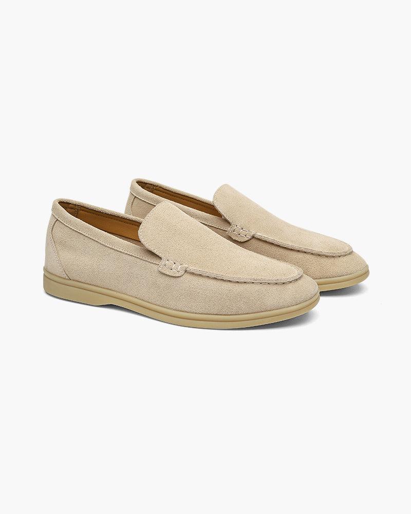 Men's Suede-Look Slip-On Loafers source product photo