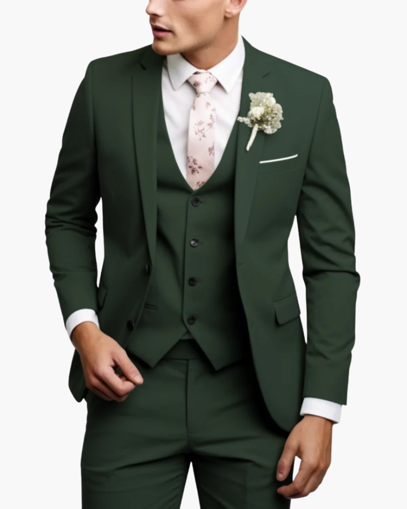 Alberto | Men's Slim-Fit Three-Piece Formal Suit original photo 8