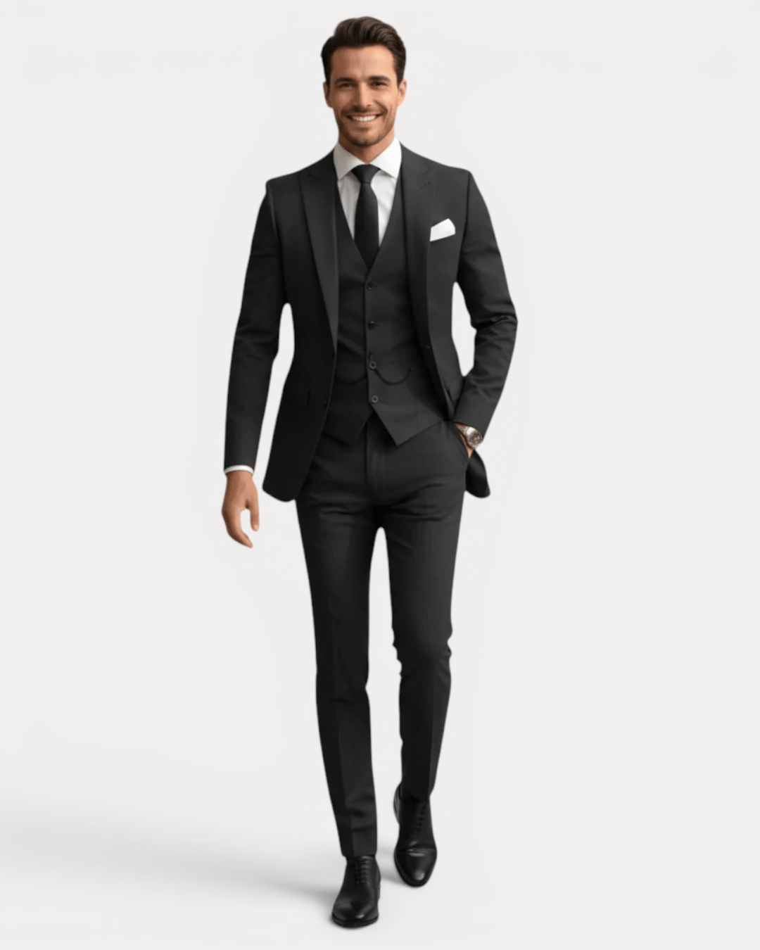 Men's Tailored Three-Piece Formal Suit product image
