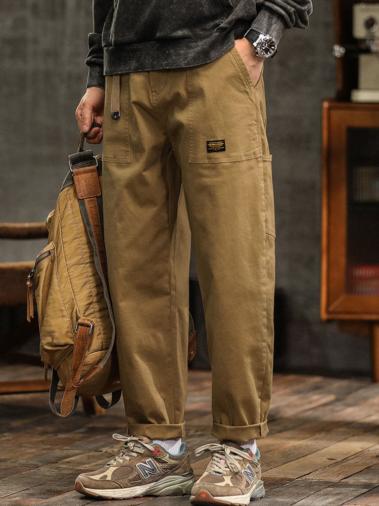 Vittorio | Men's Relaxed Utility Pocket Trousers