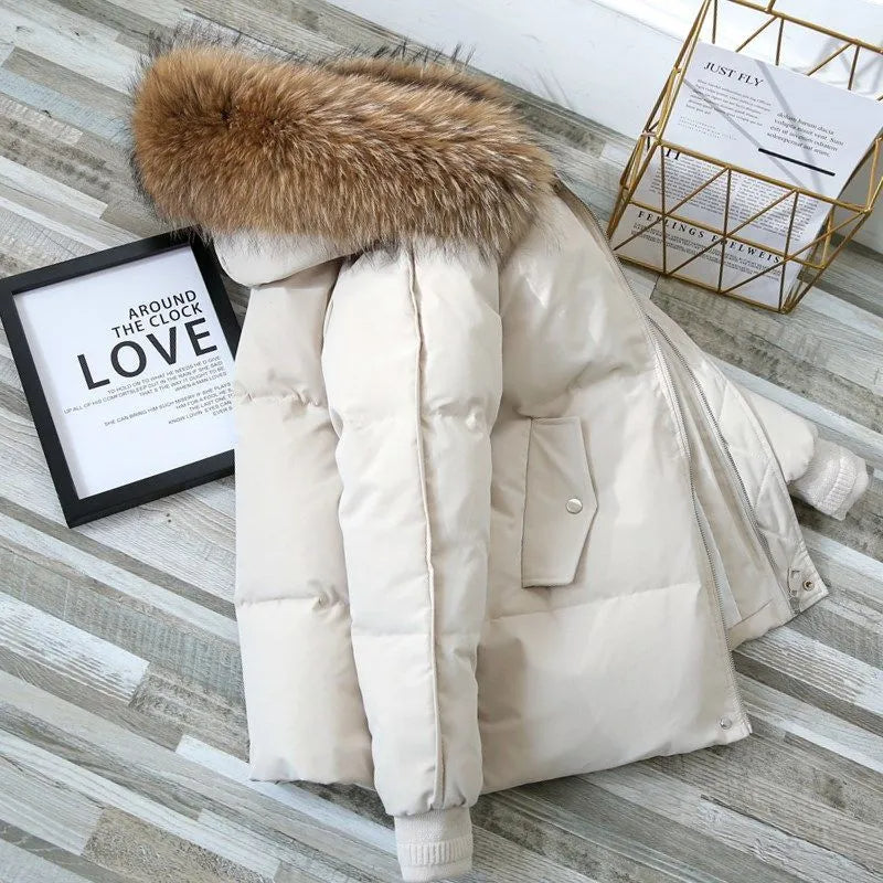Viola | Women's Relaxed Winter Coat in Classic Colours - source image 1