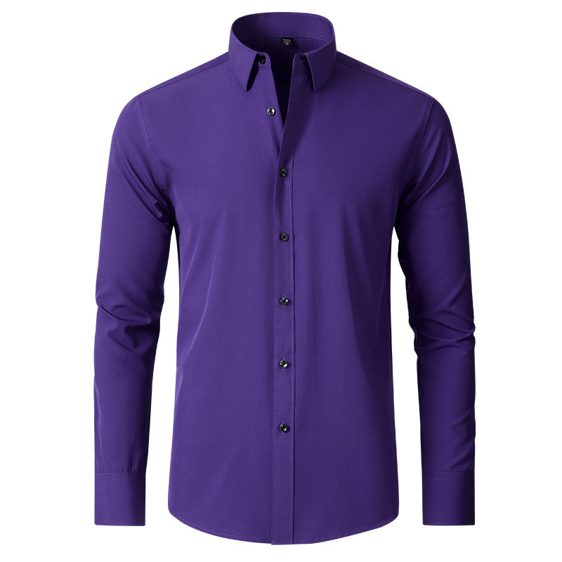 Men's Slim-Fit Button-Front Formal Dress Shirt original product image 5