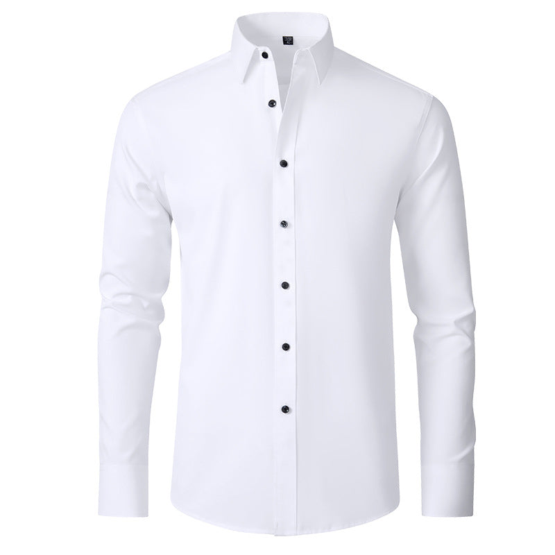 Men's Slim-Fit Button-Front Formal Dress Shirt original product image 1