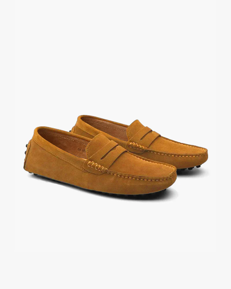 Sergio | Men's Classic Suede-Look Slip-On Loafers original photo 7