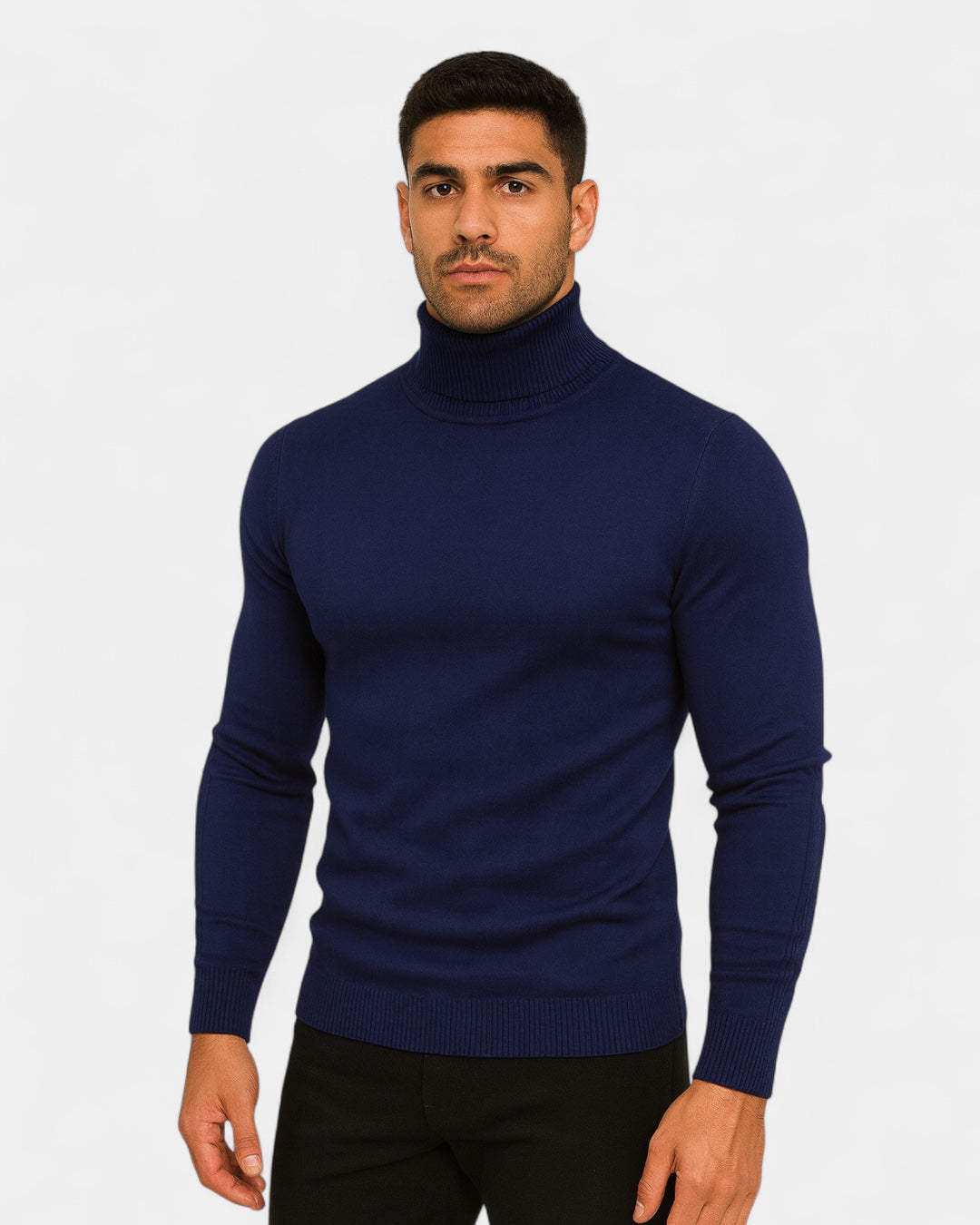 Giorgio | Men's Slim-Fit Ribbed High-Neck Turtleneck Sweater, original retailer photo 7