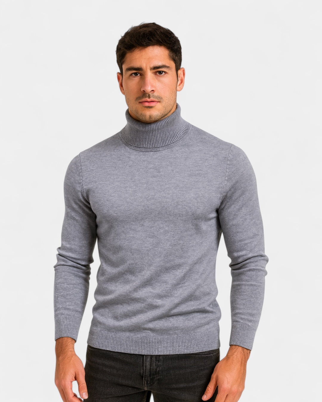 Giorgio | Men's Slim-Fit Ribbed High-Neck Turtleneck Sweater, original retailer photo 5