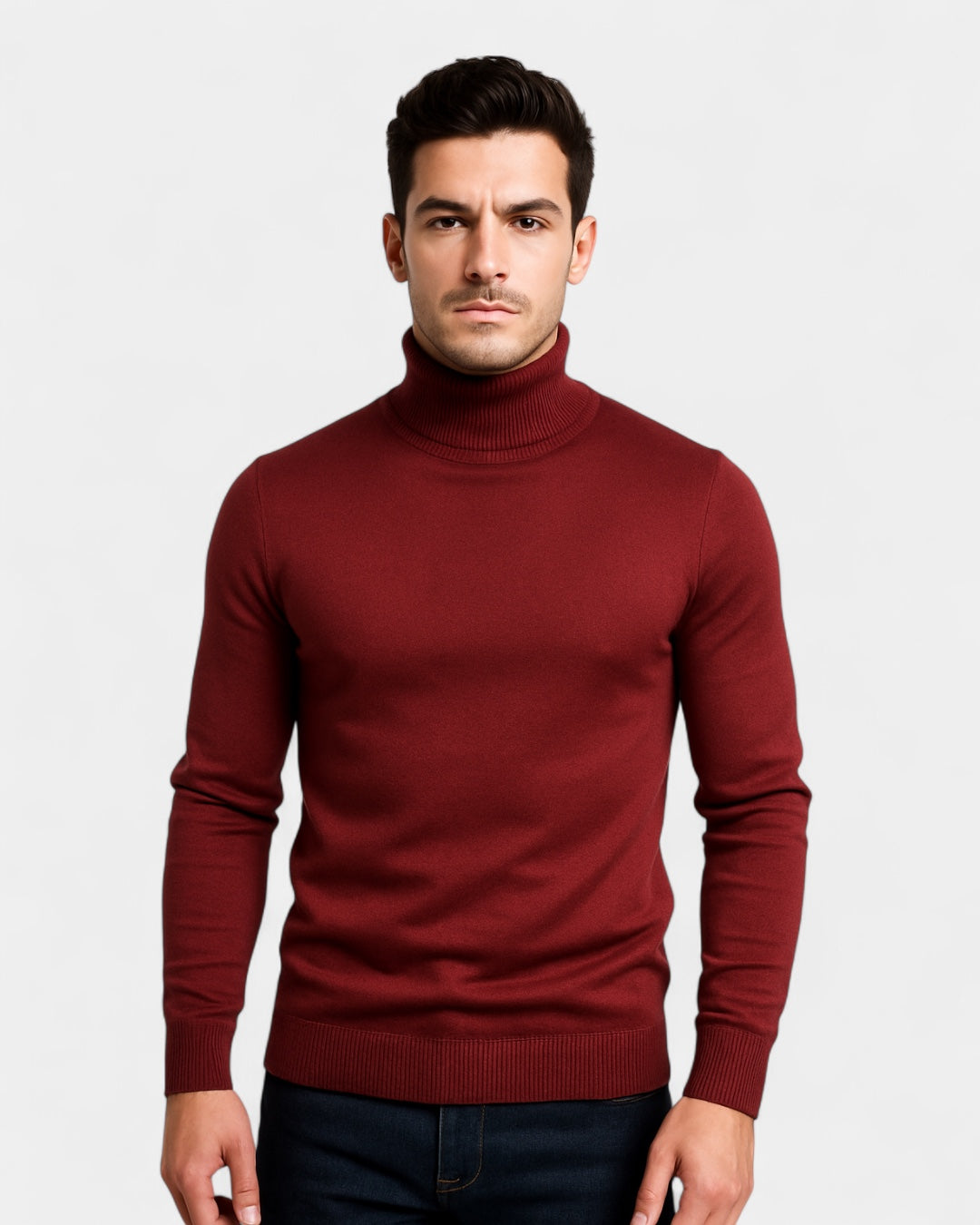 Giorgio | Men's Slim-Fit Ribbed High-Neck Turtleneck Sweater, original retailer photo 13