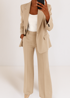 Women's Tailored Blazer and Straight-Leg Trousers Set original product image 3