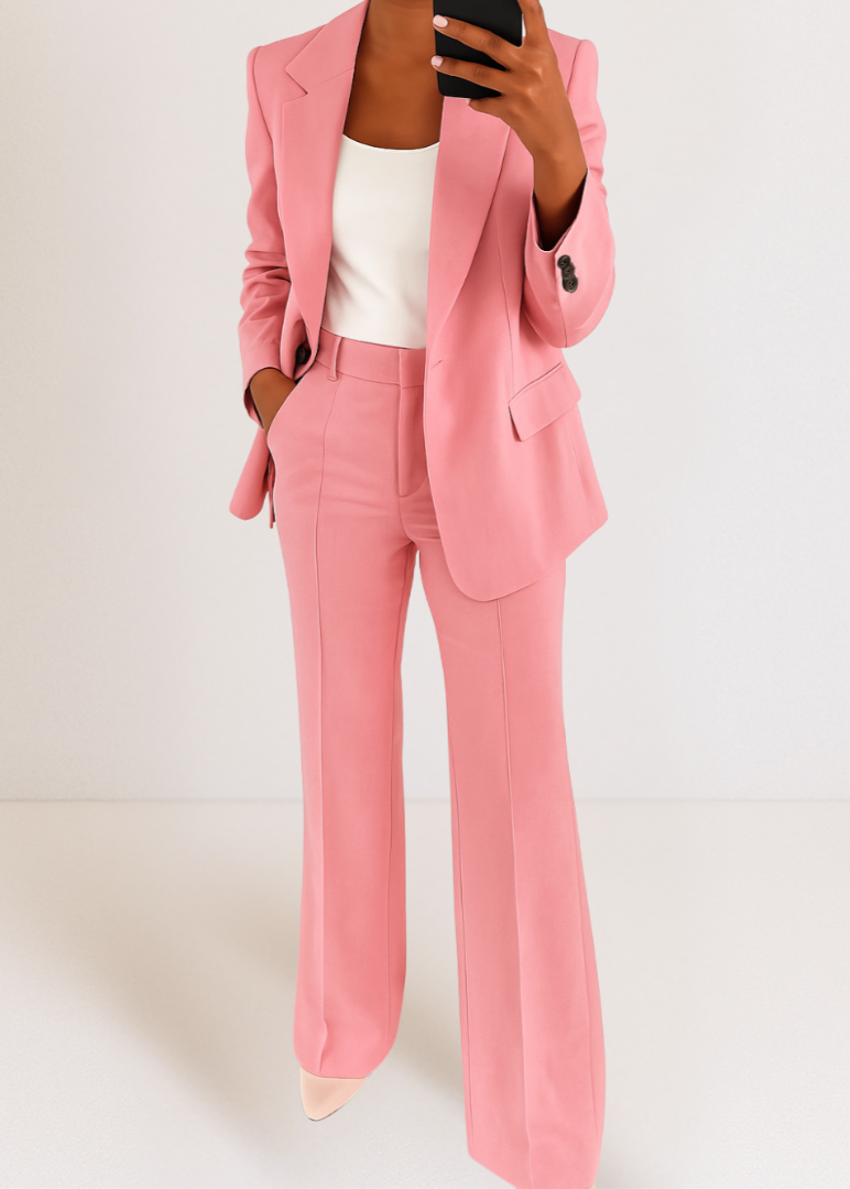 Women's Tailored Blazer and Straight-Leg Trousers Set original product image 5