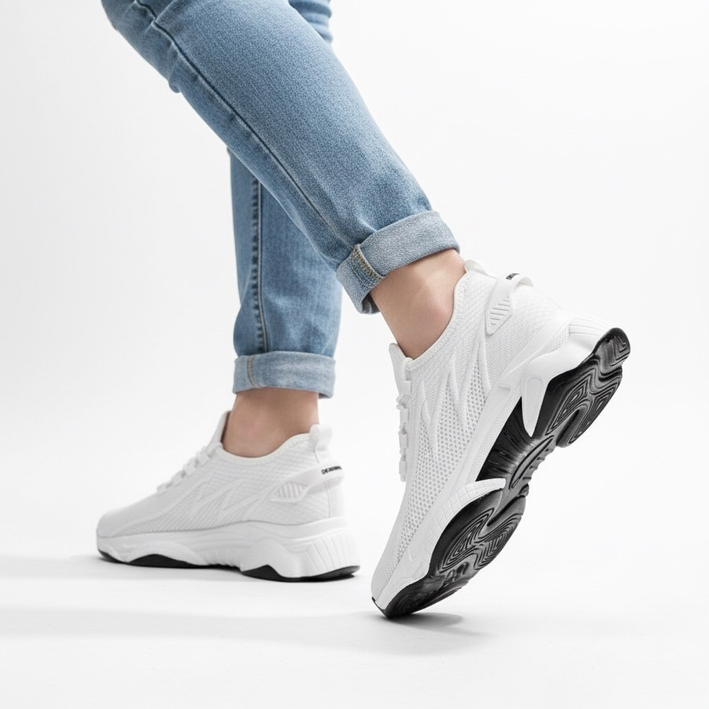 Renato | Men's Internal-Lift Low-Top Sneakers with Sculpted Sole – original product photo 2
