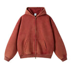 Men's Batik-Wash Full-Zip Hooded Sweatshirt original item photo