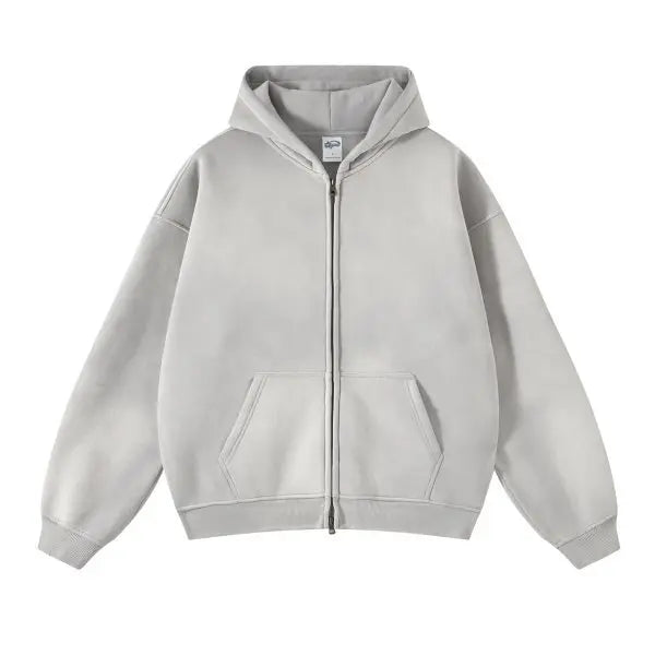 Men's Batik-Wash Full-Zip Hooded Sweatshirt original item photo